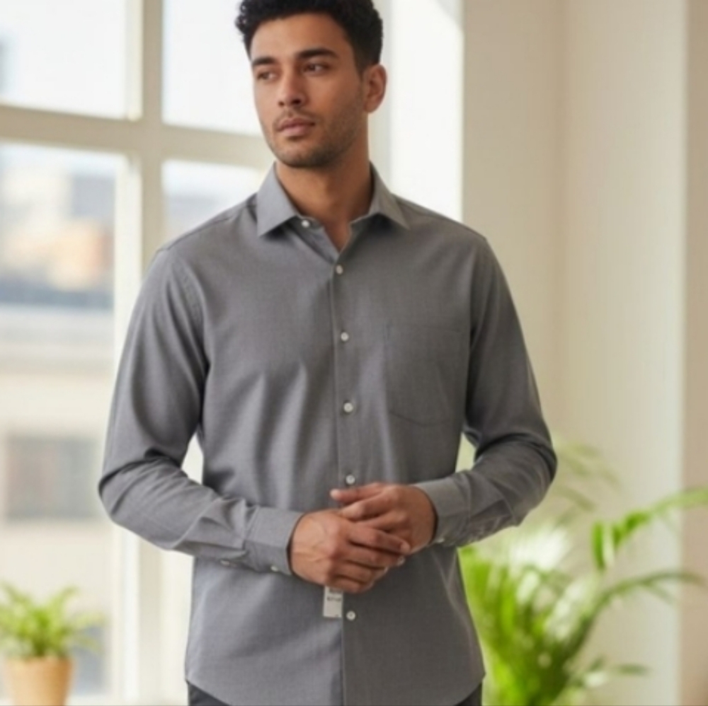 Stafford Long Sleeve Button Up Men Shirt